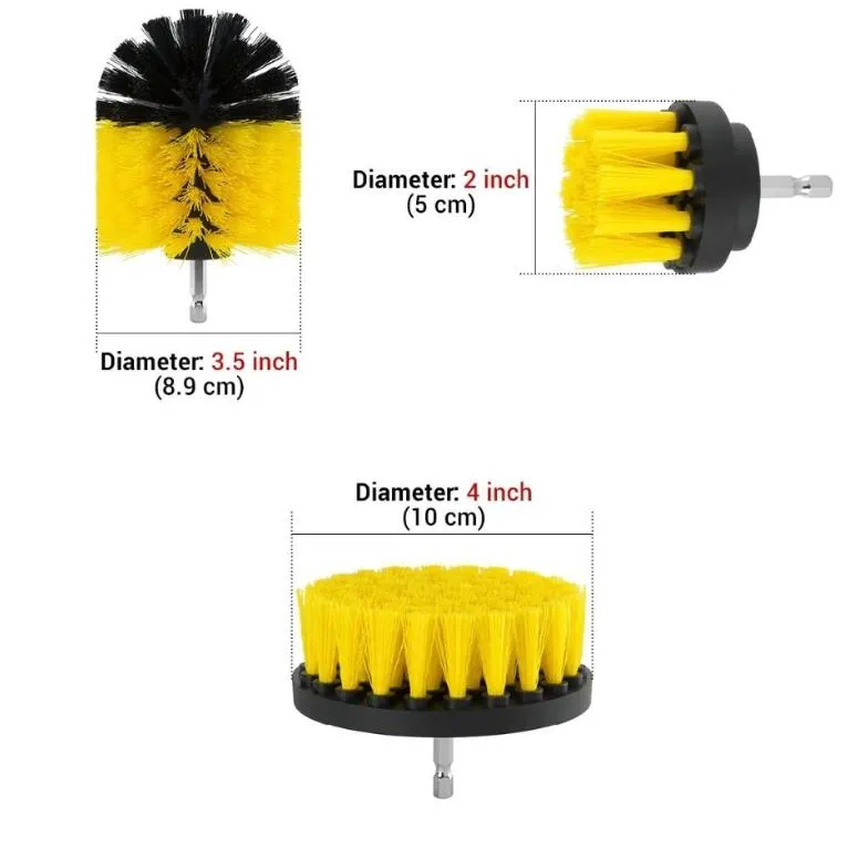 22 in 1 Power Scrubber Polishing Drill Brush Set