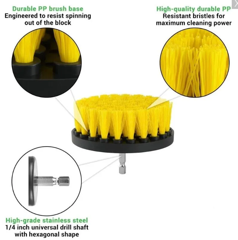 22 in 1 Power Scrubber Polishing Drill Brush Set