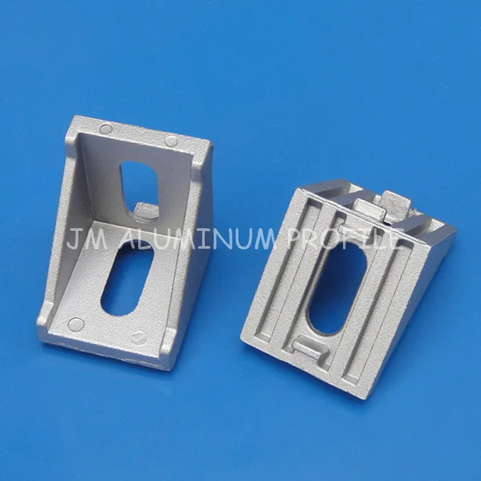 Alu Connection Angle Bracket 40/45 Die-Cast Aluminum, Profile 40